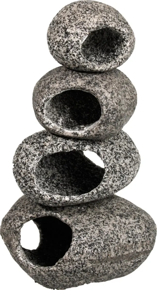 Flamingo Decoratie Stones Grijs - 4 Stuks