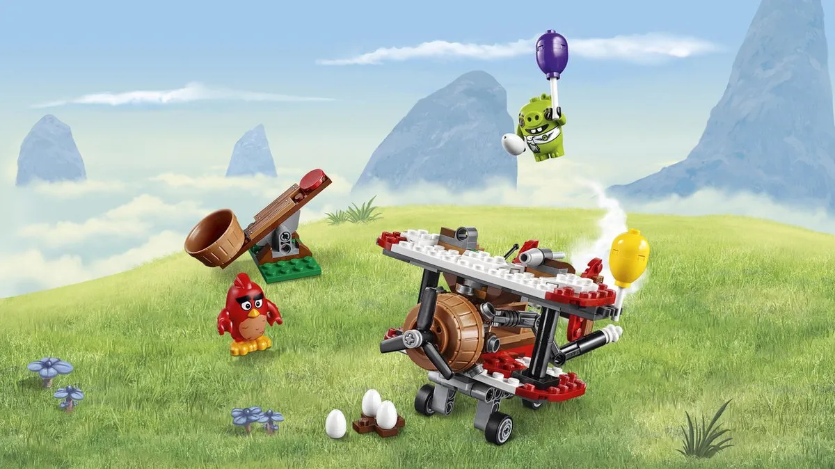 LEGO Angry Birds Piggy Vliegtuigaanval 75822 - 168 Stukken
