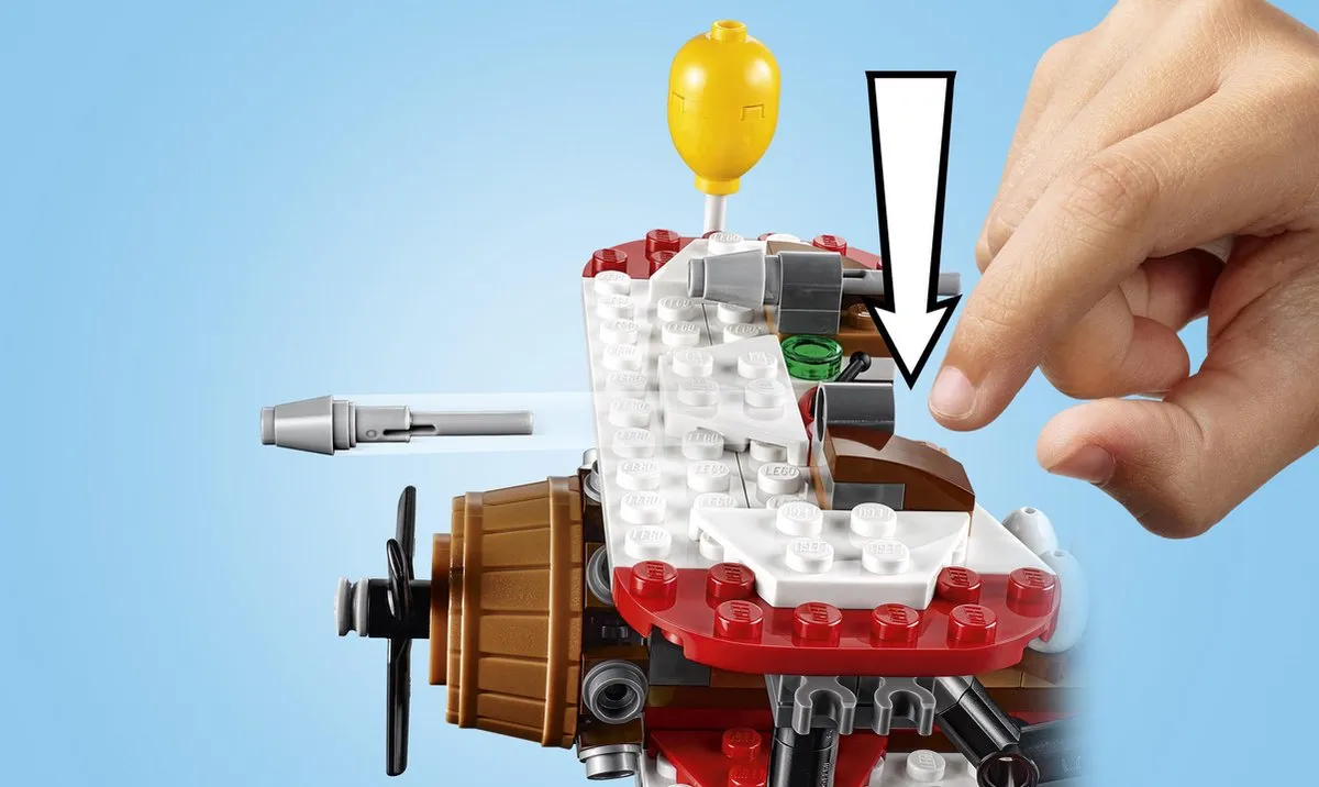 LEGO Angry Birds Piggy Vliegtuigaanval 75822 - 168 Stukken - afbeelding 6 van 6