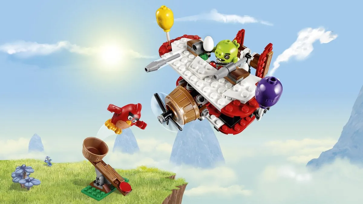 LEGO Angry Birds Piggy Vliegtuigaanval 75822 - 168 Stukken