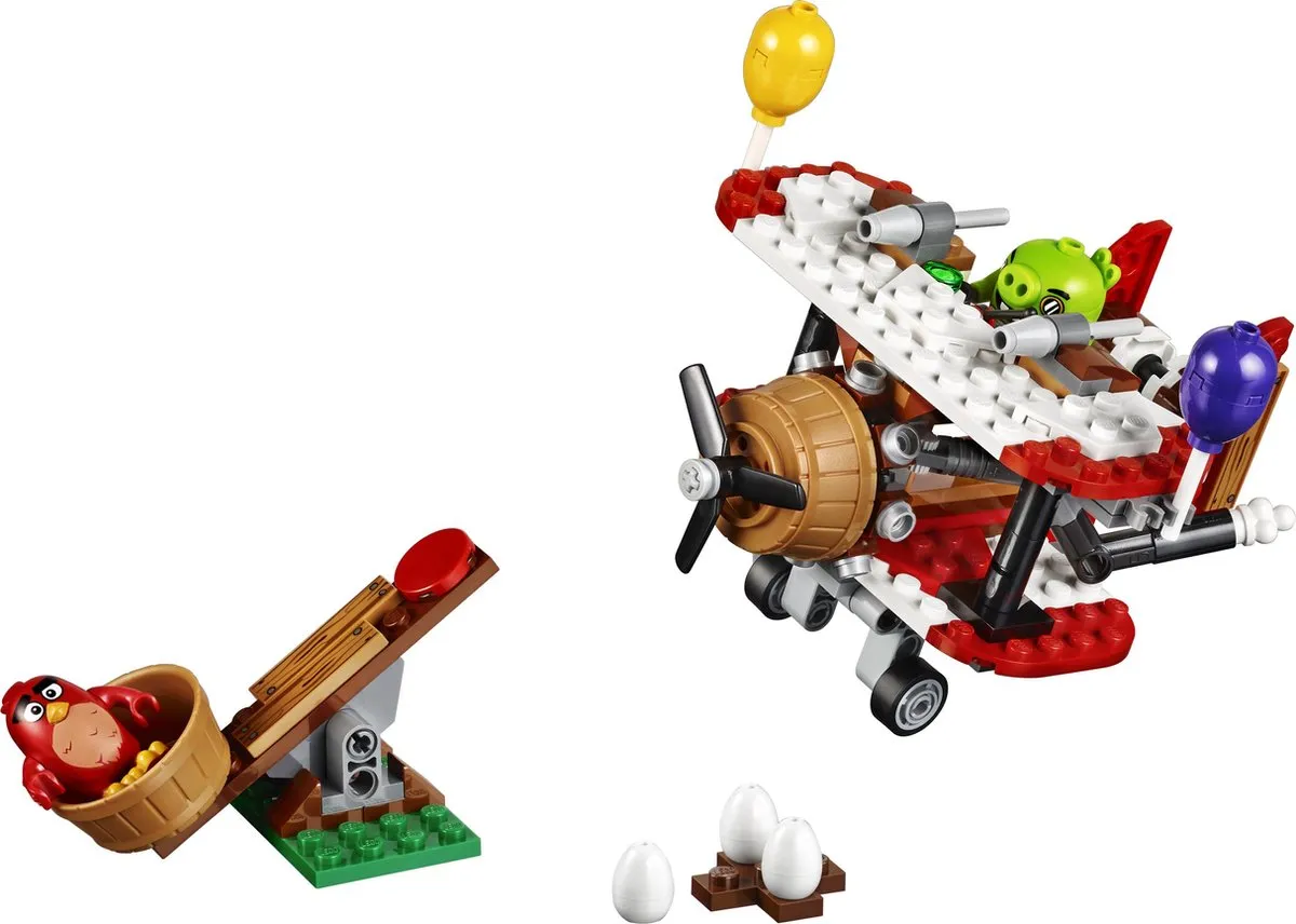 LEGO Angry Birds Piggy Vliegtuigaanval 75822 - 168 Stukken