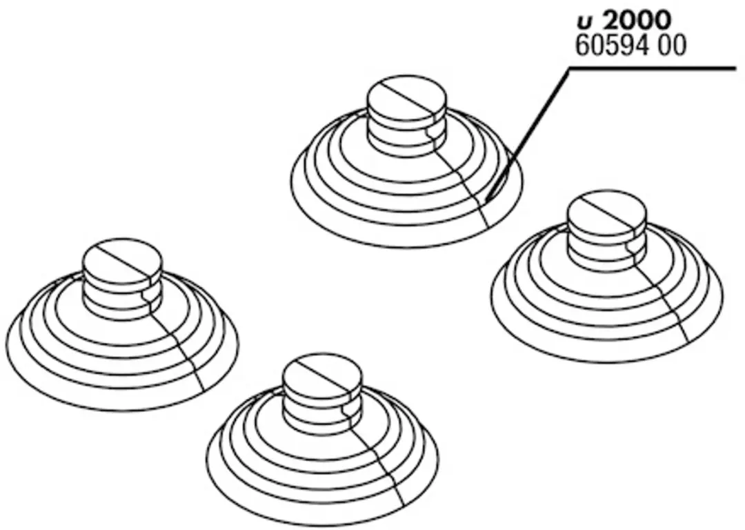 JBL ProFlow Zuignappen 20mm