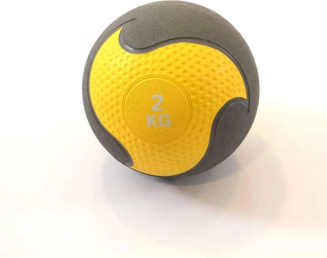 Muscle Power Rubber Medicijnbal 2 kg - Zwart