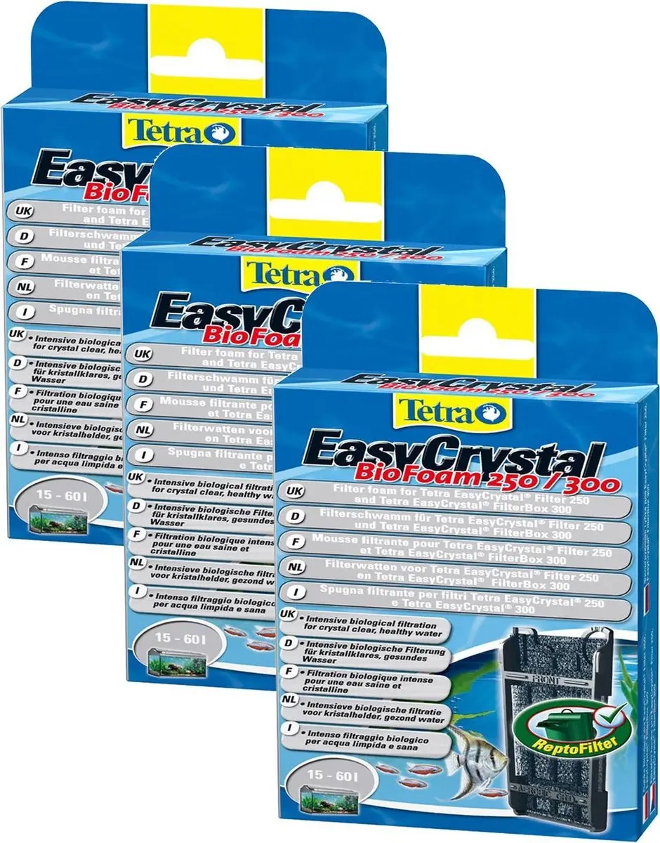 Tetra Tec EasyCrystal Biofoam Filtermateriaal 3x250/300l