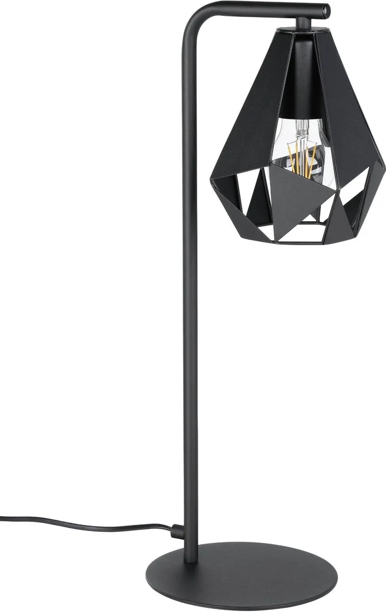 Eglo Carlton 5 Tafellamp E27 - 50,5 cm - Zwart