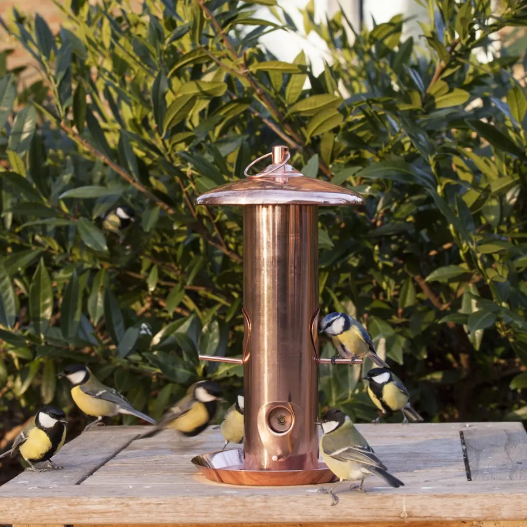Esschert Design Silo Vogelvoederhuisje - 52 cm - Rose - afbeelding 6 van 6