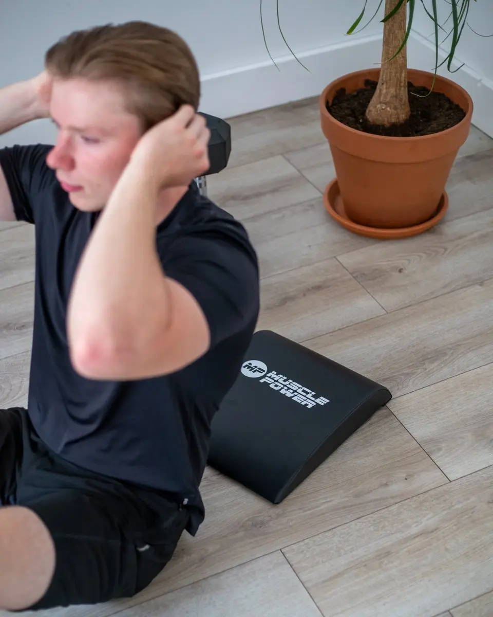 Muscle Power Buikspiermat - Zwart