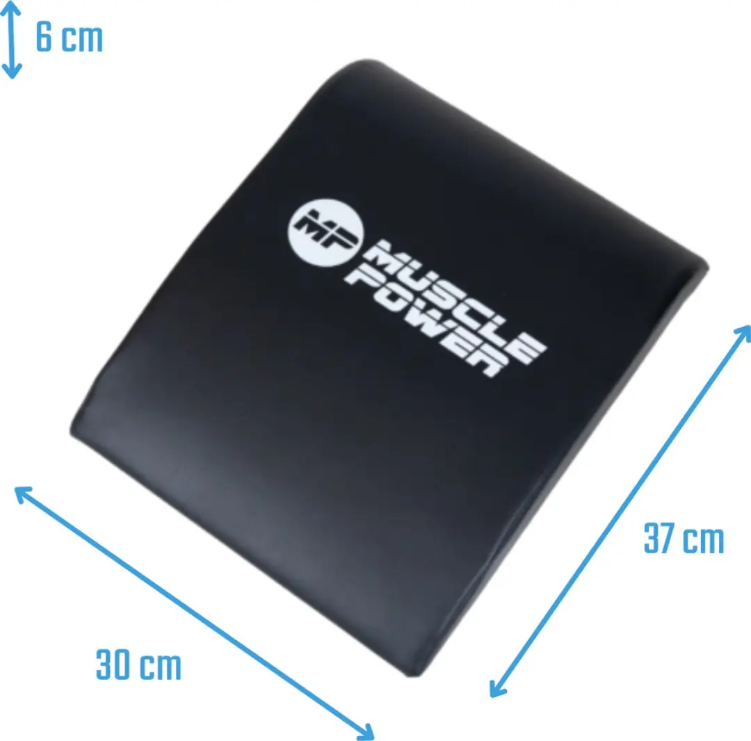 Muscle Power Buikspiermat - Zwart - afbeelding 6 van 6