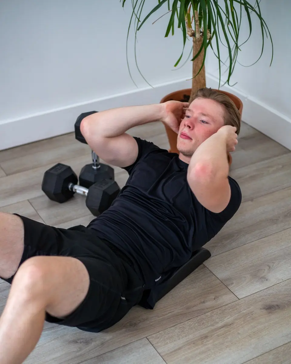 Muscle Power Buikspiermat - Zwart