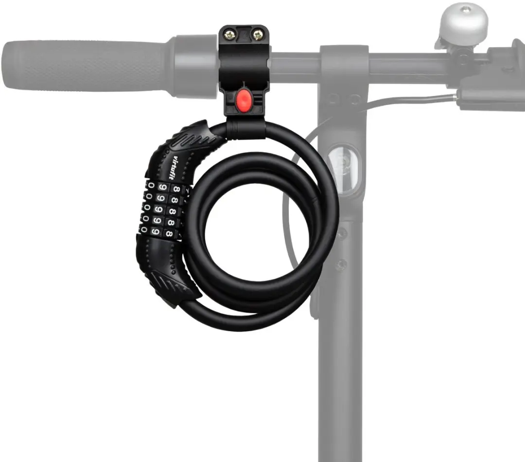Virtufit Cijferslot VF15003 Fietsslot - Zwart