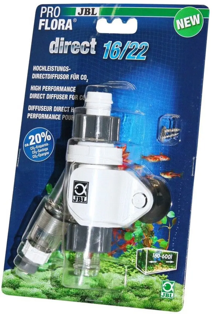 JBL Proflora Direct CO2 Inlinediffusor 16/22 - 12,5x14cm