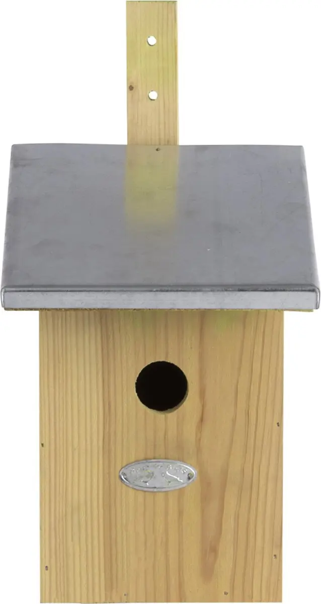 Esschert Design Spiegel Vogelhuisje Houtkleur - Hangend
