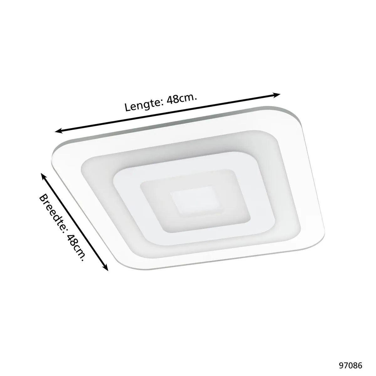 Eglo Reducta 1 Plafondverlichting - Wit licht 2750K