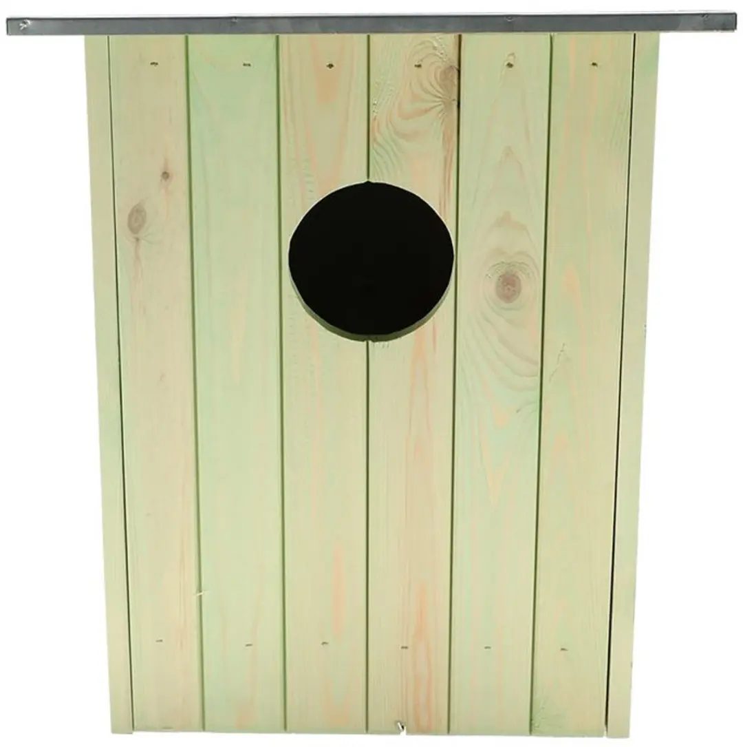 Esschert Design Bosuil Vogelhuisje - Houtkleur
