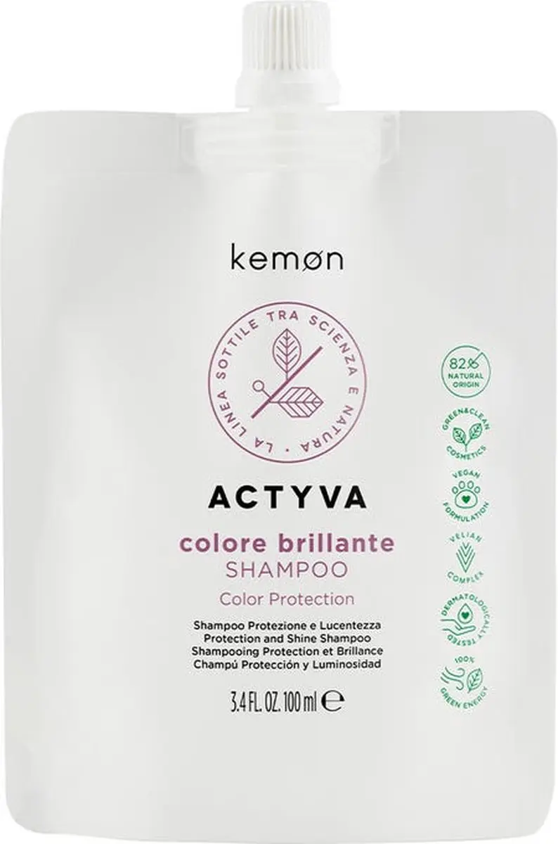 Kemon Actyva Colore Brillante Shampoo Pouch 100ml