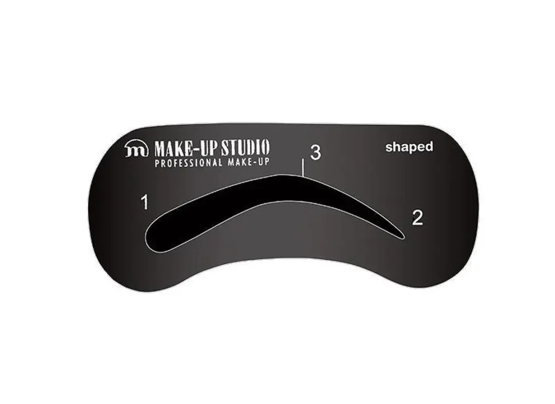 Make-up Studio Wenkbrauwsjabloon Shaped - Transparant