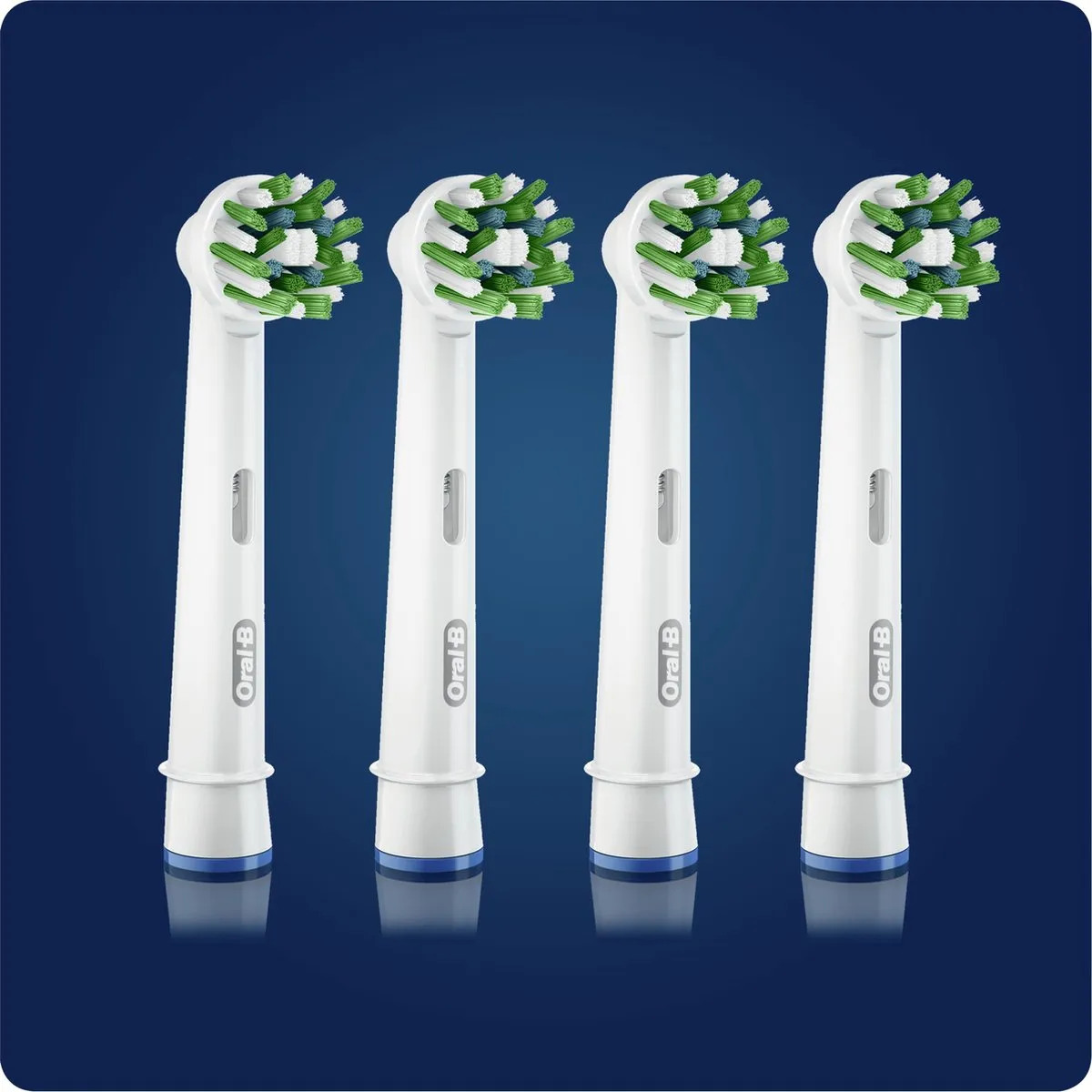 Oral-B CrossAction Opzetborstels 4 Stuks - Wit - afbeelding 6 van 6
