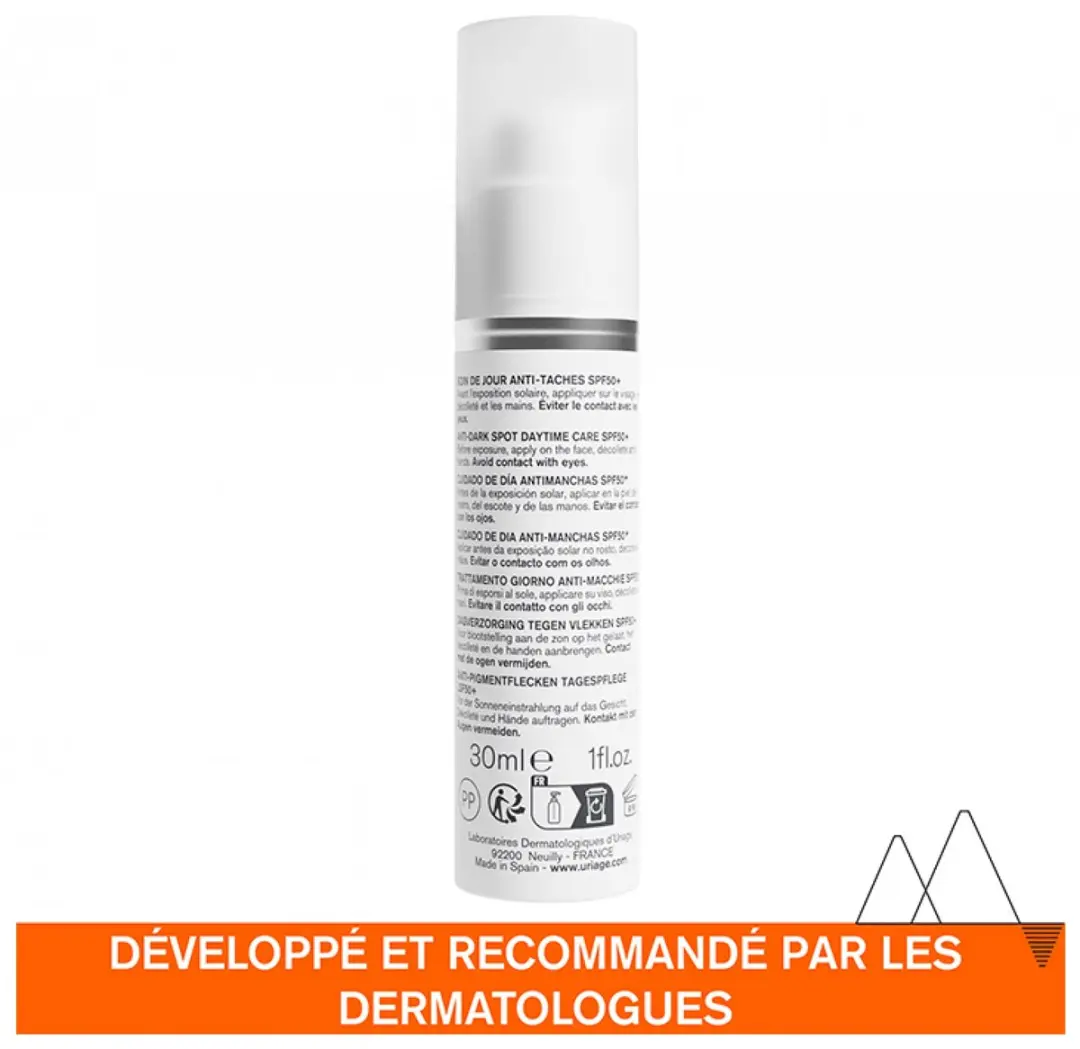 Uriage Depiderm Anti Dark Spot Dagcrème SPF 50 - 30ml