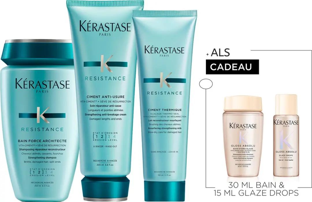 Kérastase Résistance Trio + Gloss Absolu