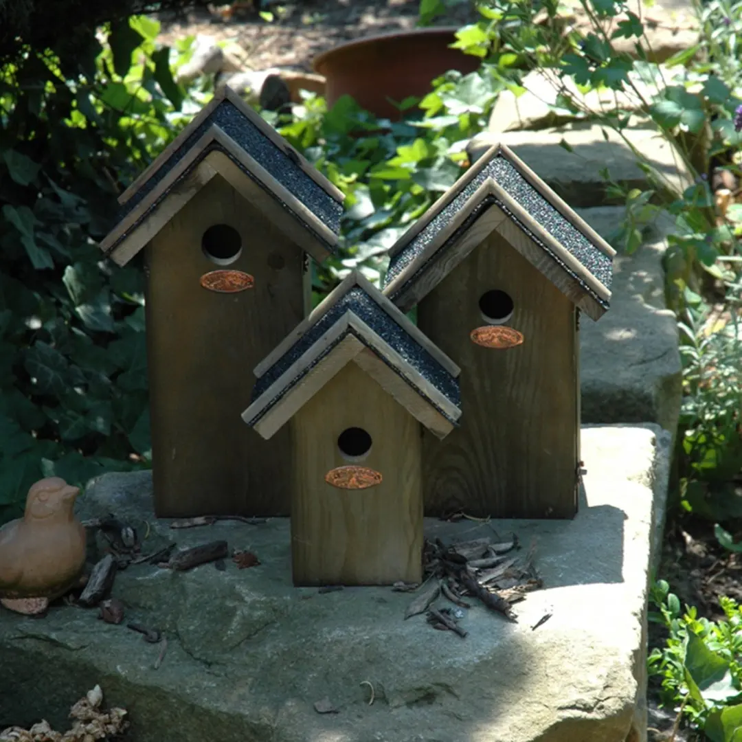 Esschert Design Antiek Vogelhuisje Koolmees - Hangend