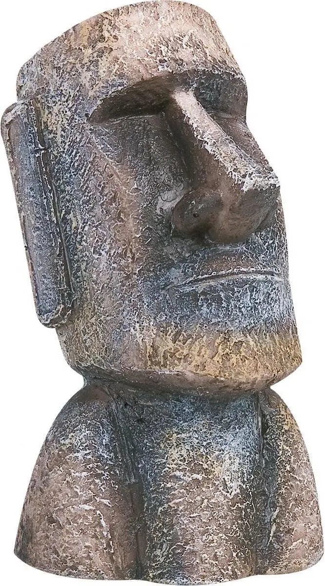 Flamingo Aquariumdecoratie Moai
