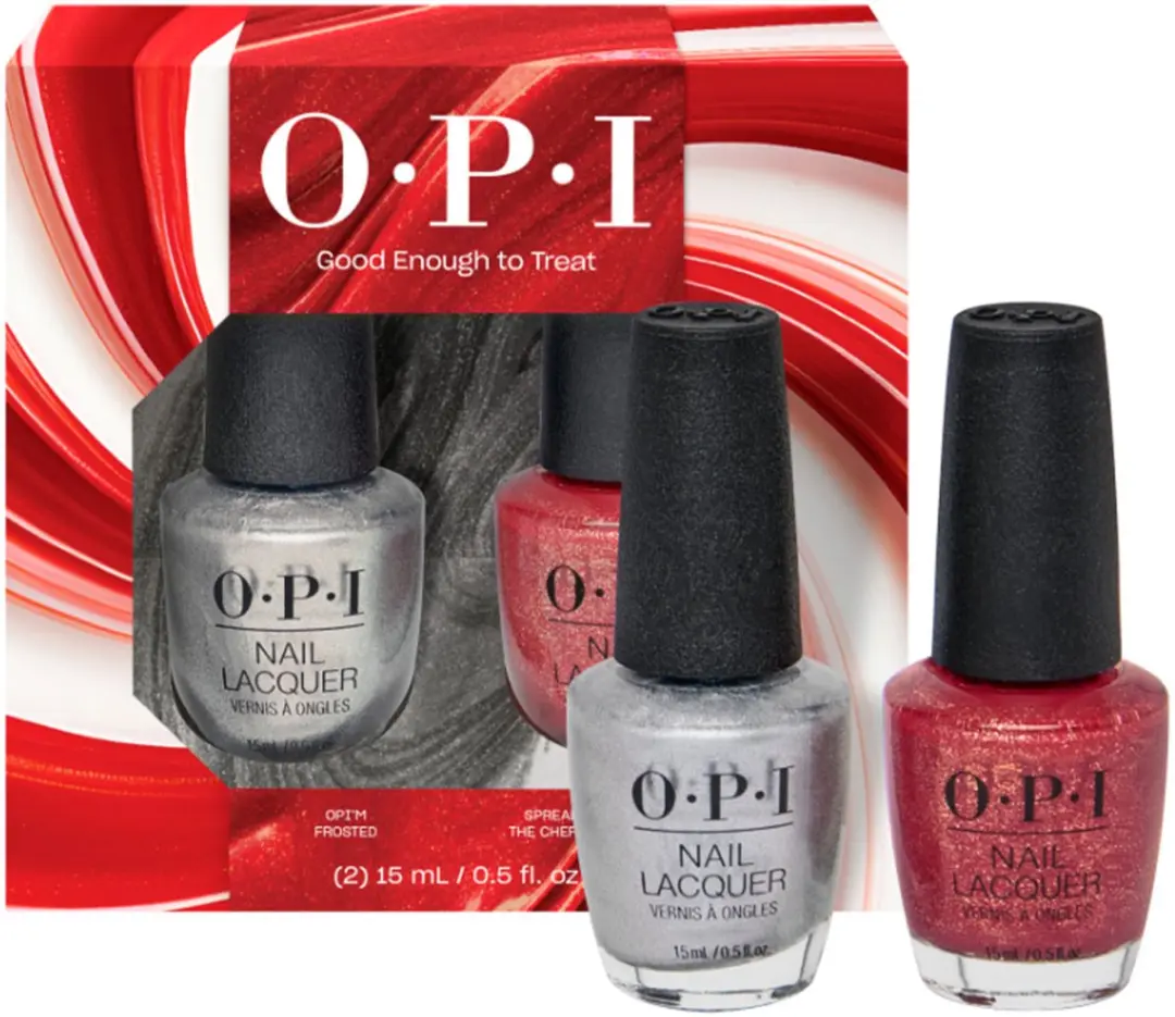 O.P.I. Holiday Collection Nail Lacquer Duo - 2x15ml - Rood/Zilver