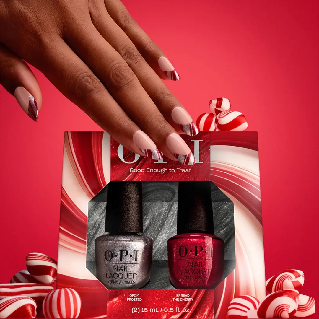 O.P.I. Holiday Collection Nail Lacquer Duo - 2x15ml - Rood/Zilver