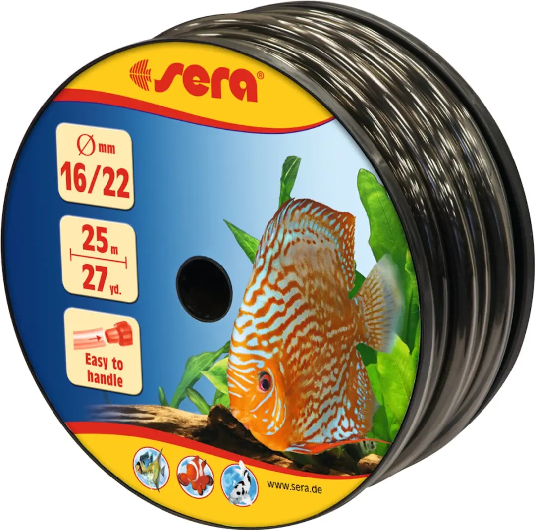Sera Slang 16/22 Grijs 25m Katrol