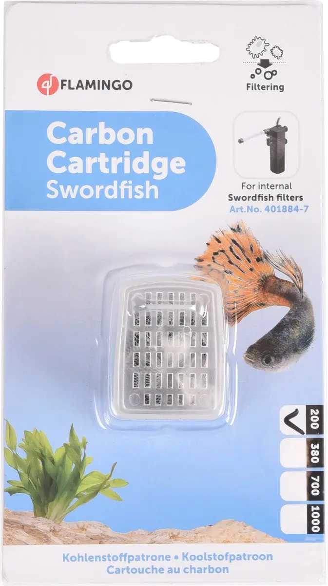 Flamingo Aquarium Filterkool Swordfish 200 - Zwart