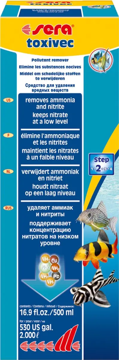 Sera Toxivec Aquarium Ontgiftiger 500ml