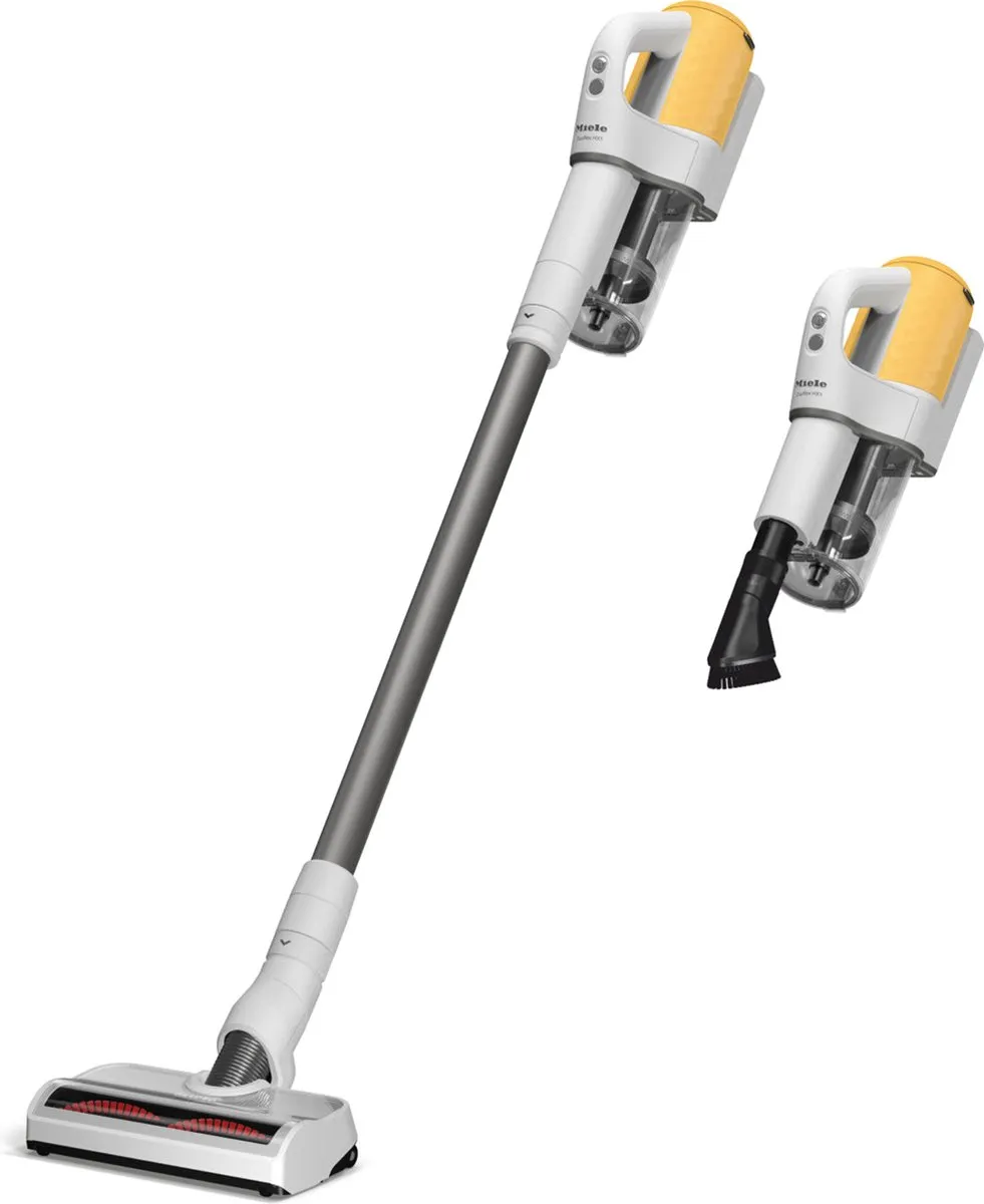 Miele Duoflex HX1 HX12377670 Stofzuiger - 2-in-1 Zakloos Wit/Geel - afbeelding 6 van 6