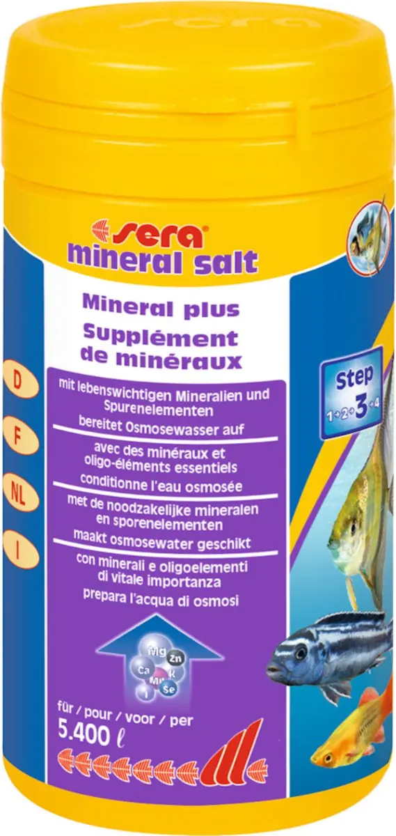 Sera Garnalen Mineraalzout 105g