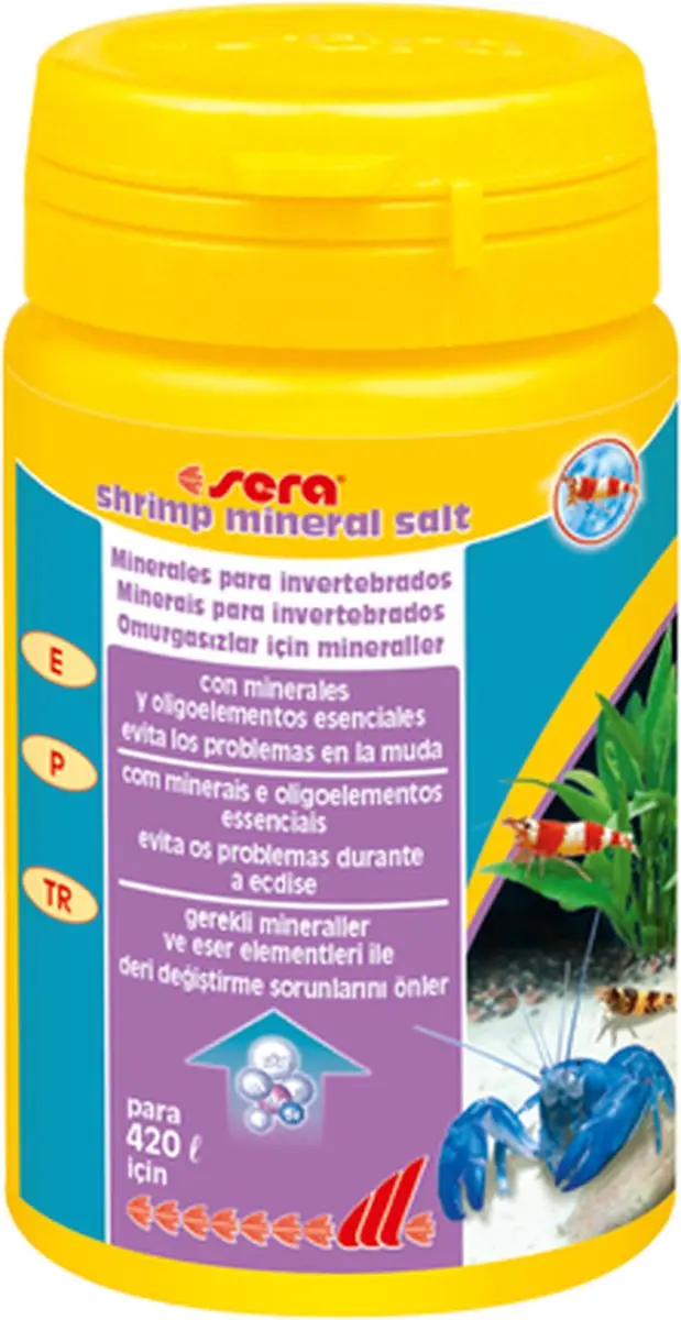 Sera Garnalen Mineraalzout 105g