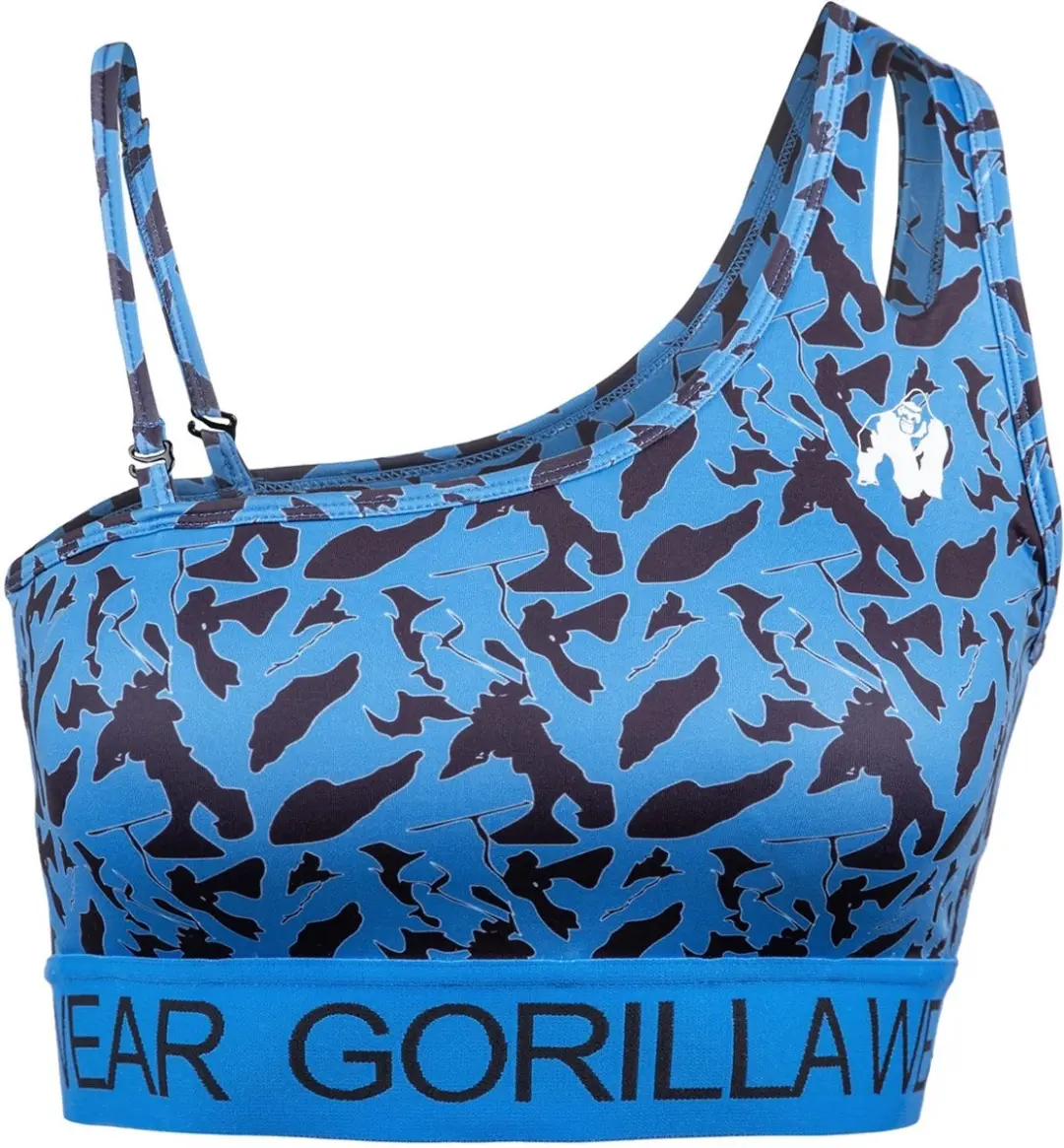 Gorilla Wear Osseo Sportbeha - L - Blauw