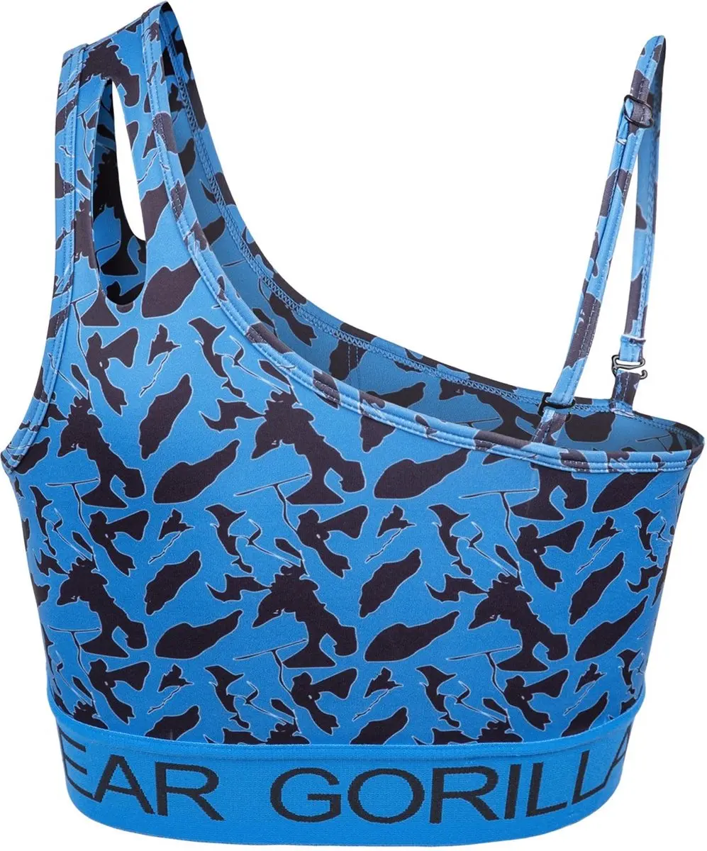 Gorilla Wear Osseo Sportbeha - L - Blauw