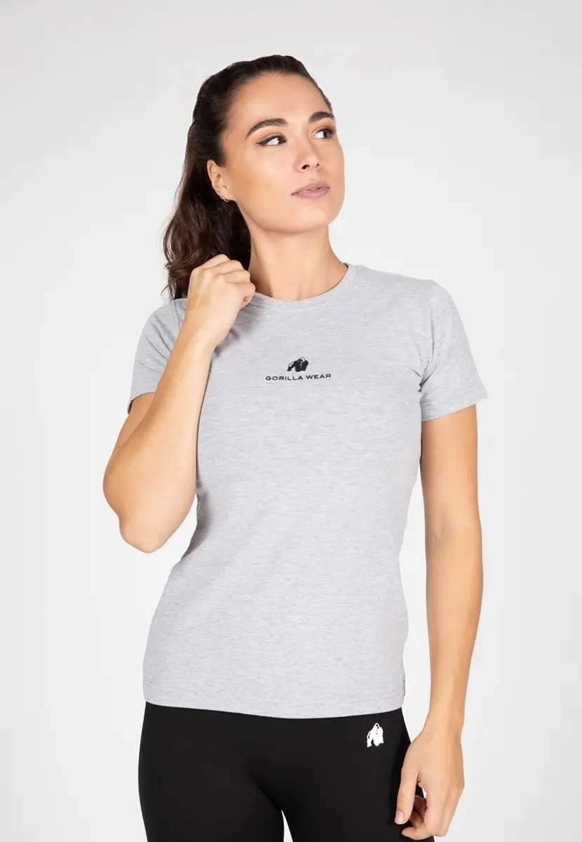 Gorilla Wear Estero T-shirt - Grijs Gemêleerd L