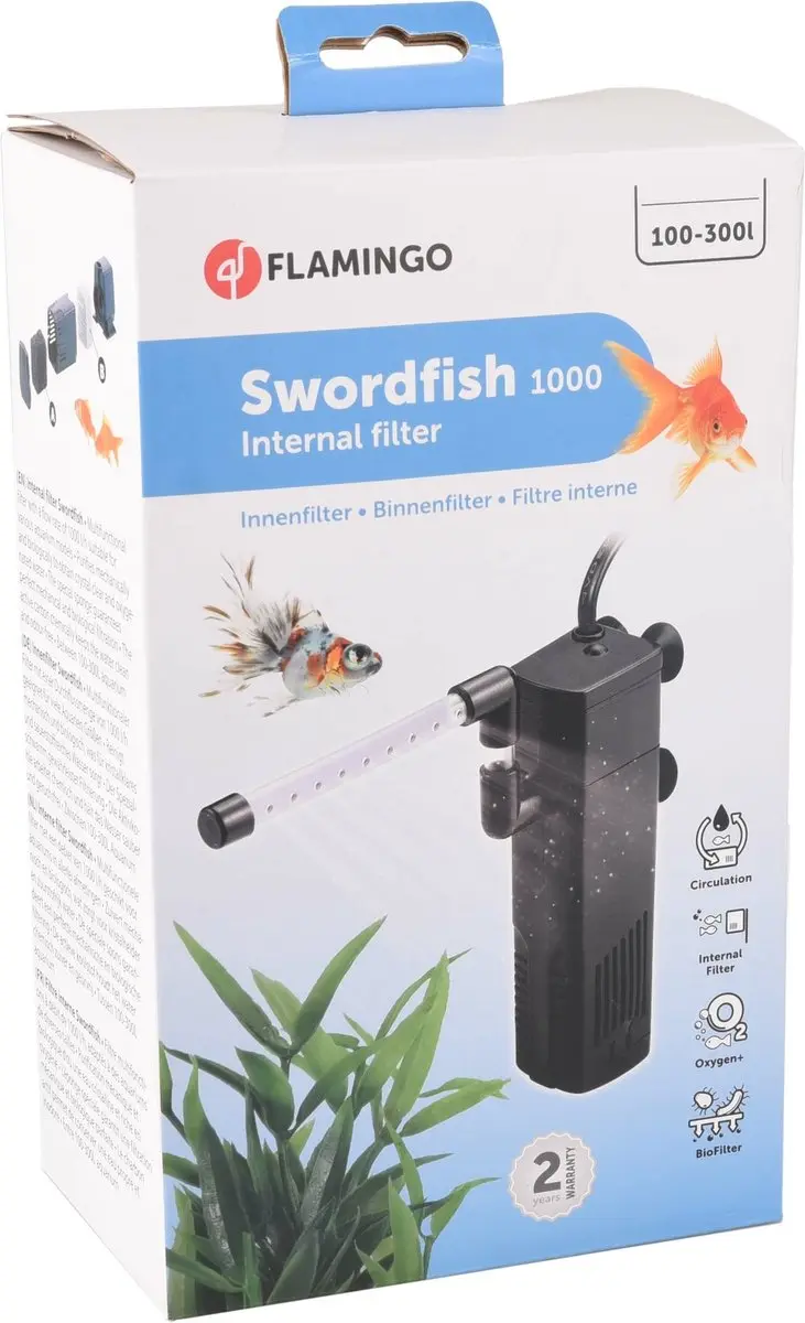 Flamingo Swordfish 1000 Aquariumfilter - 1000 l/h