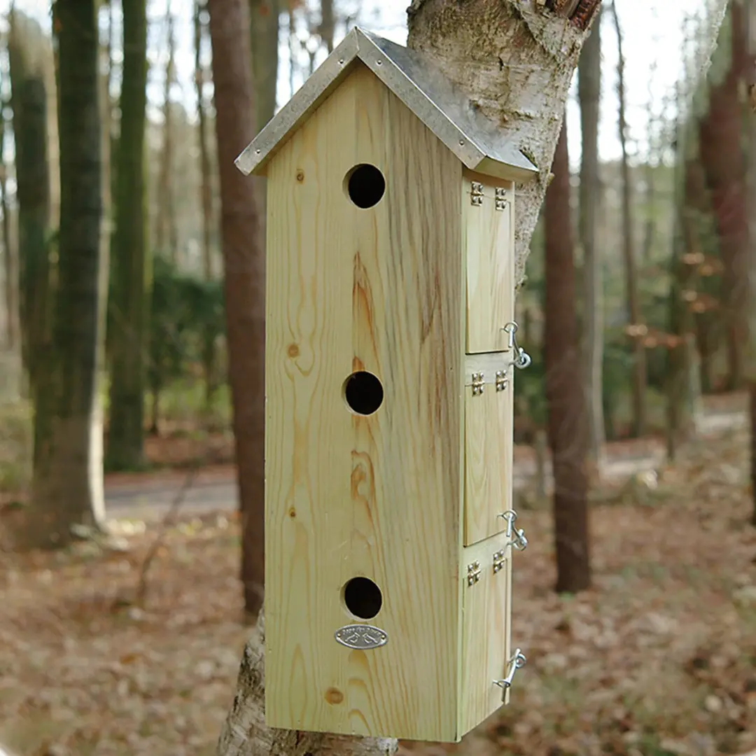 Esschert Design Vogelhuis Mussenvilla Basic - 19,5x16,5x51,5cm