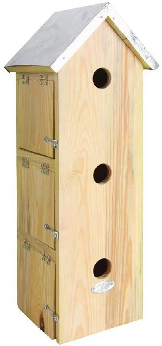 Esschert Design Vogelhuis Mussenvilla Basic - 19,5x16,5x51,5cm