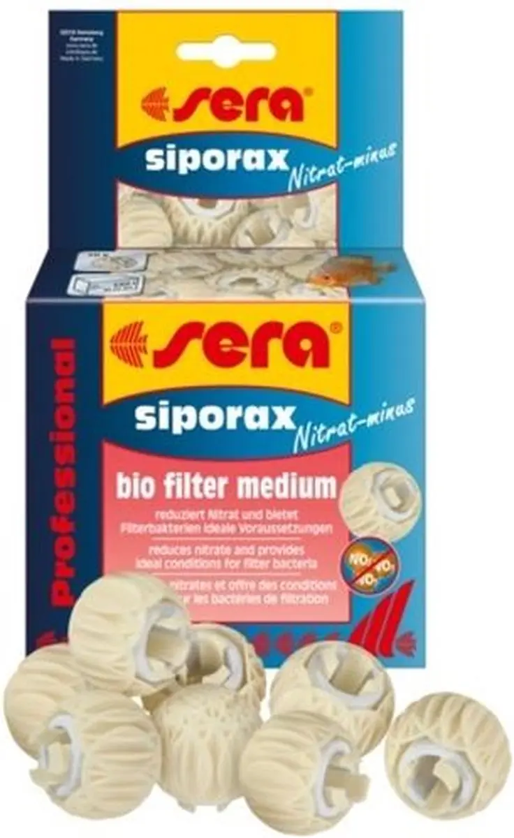Sera Siporax Nitrat-minus Filtermedium 10 Stuks