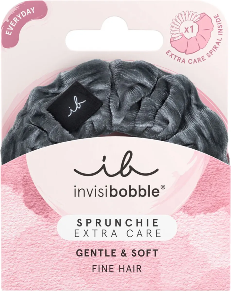 Invisibobble Sprunchie Extra Care Zwart