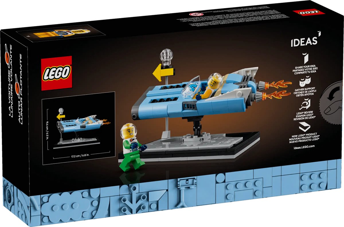 LEGO Ideas - Flying moon car / Vliegende maanauto - 40789