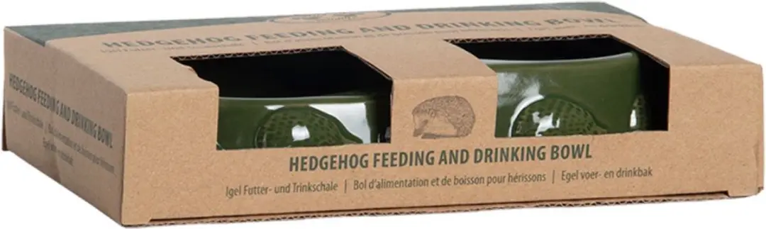 Esschert Design Voeder- en Drinkschaal voor Egels - 750g - Groen