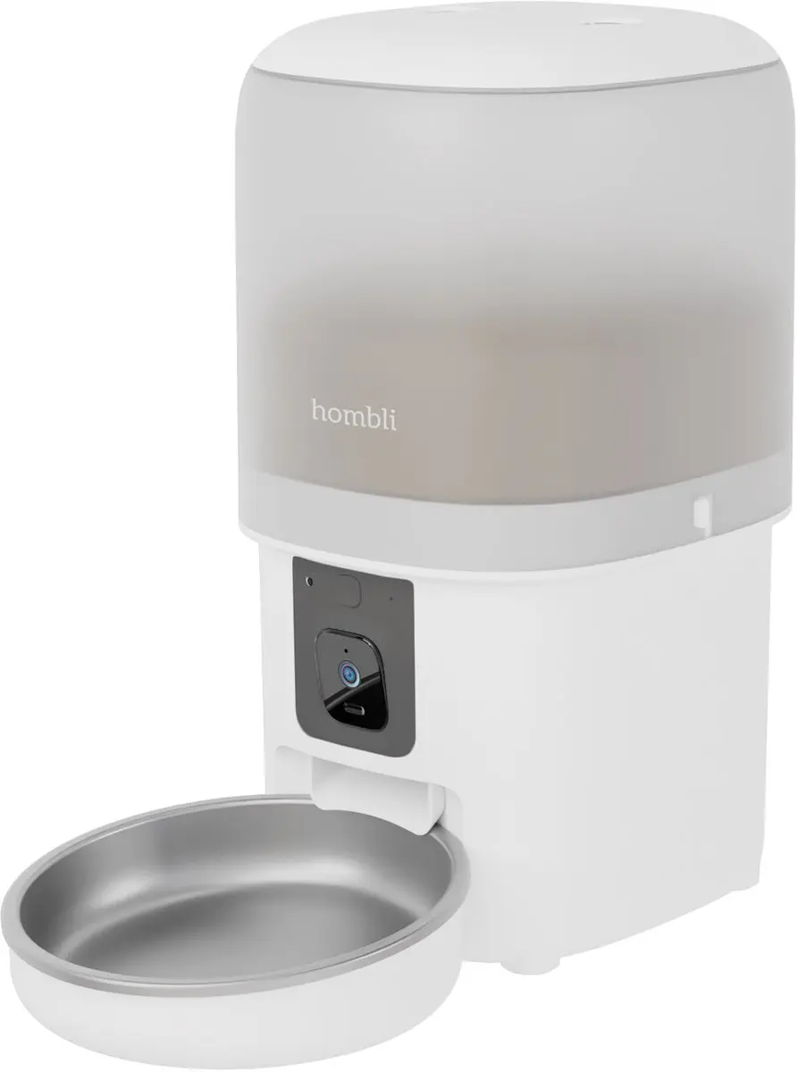 Hombli Smart Pet Feeder met Camera 4L - Wit