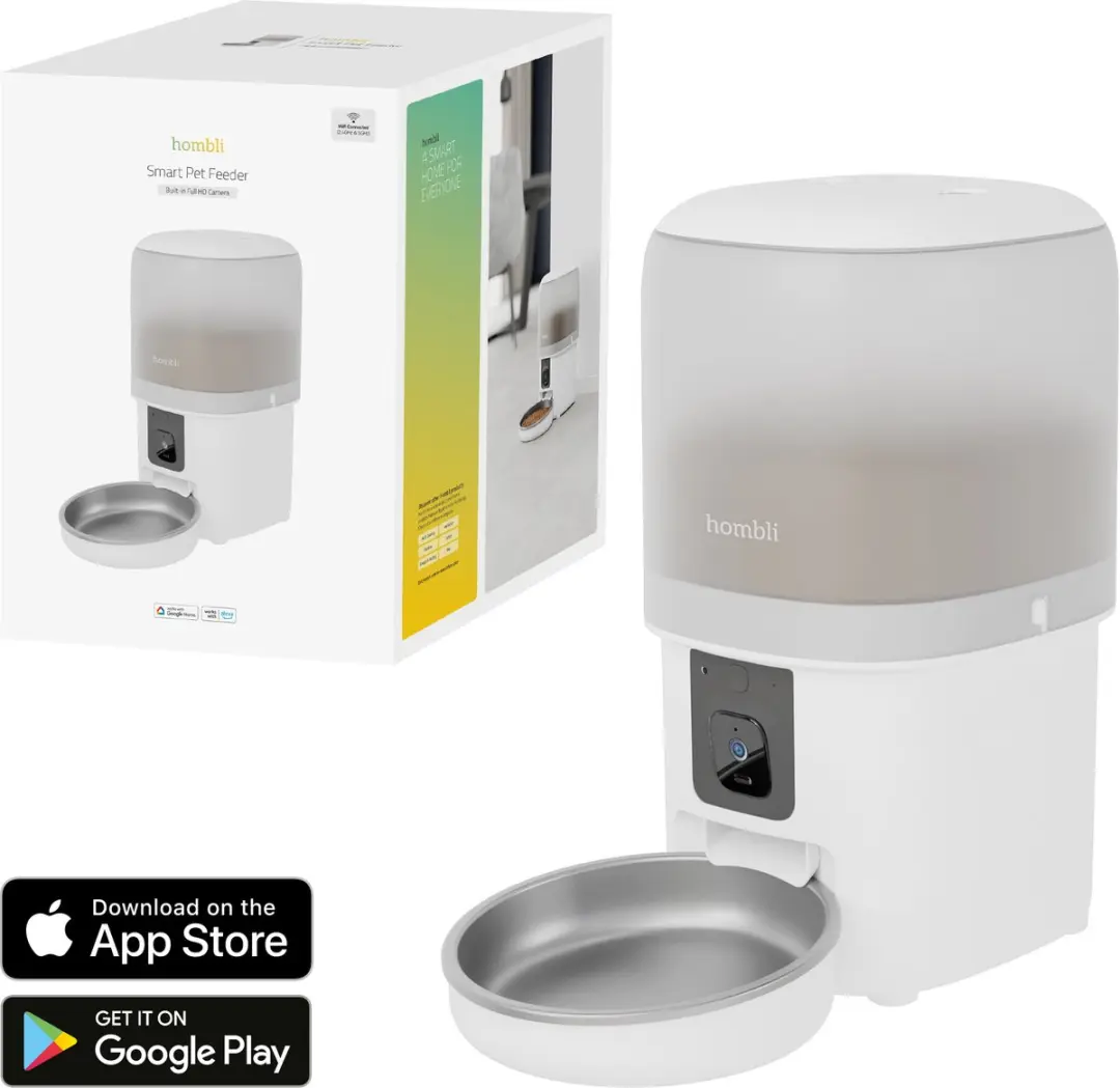 Hombli Smart Pet Feeder met Camera 4L