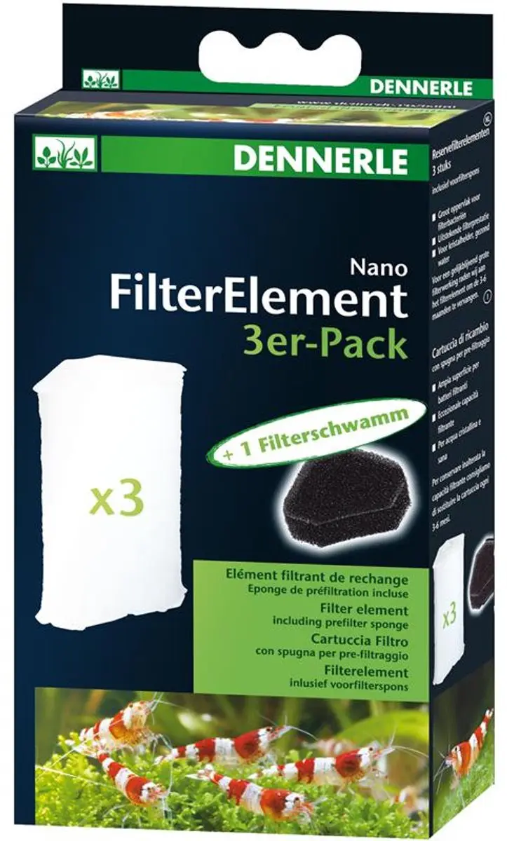 Dennerle Vervangend Filterelement Hoekfilter XL - 60L