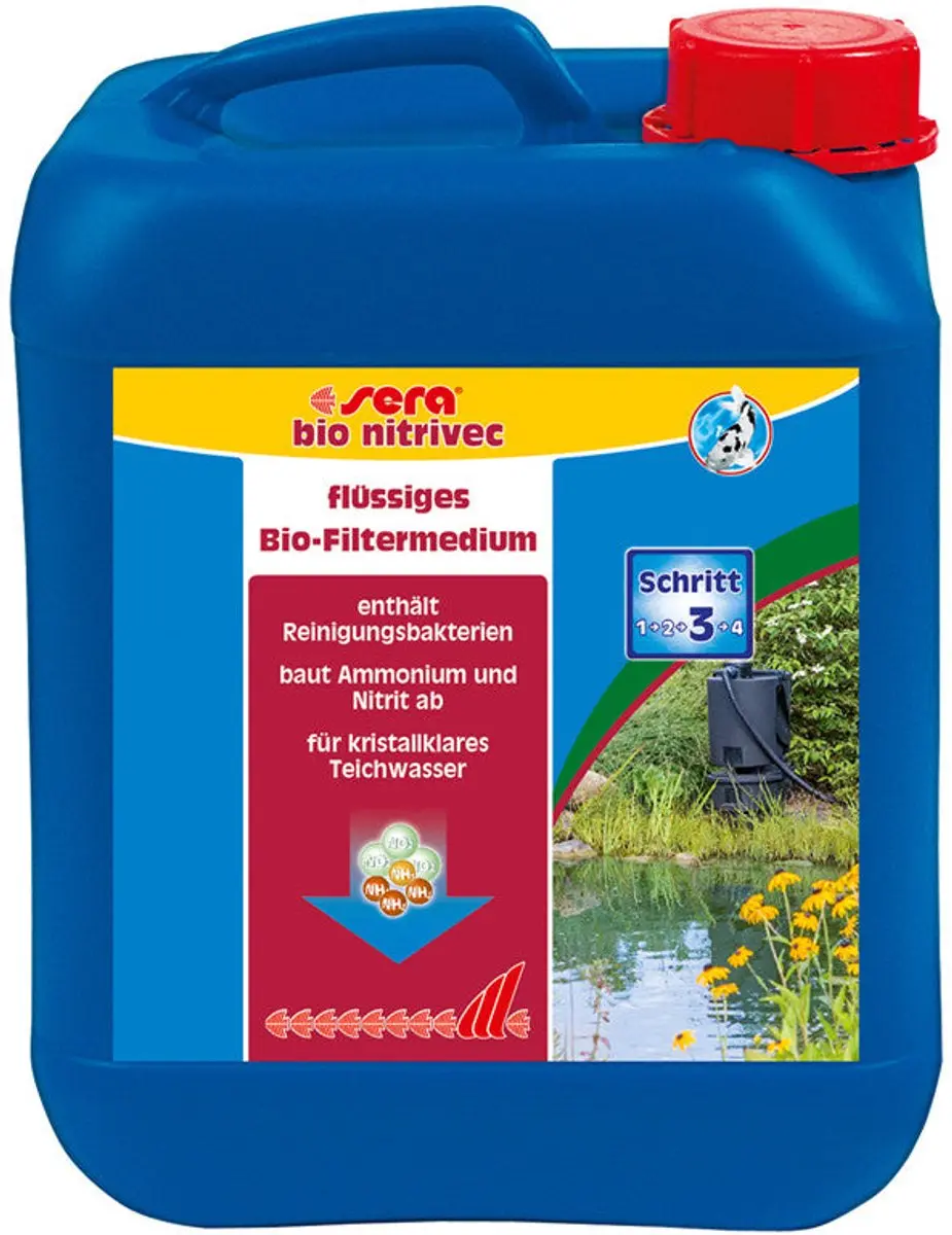 Sera Pond Bio Nitrivec 5.000ml - Blauw