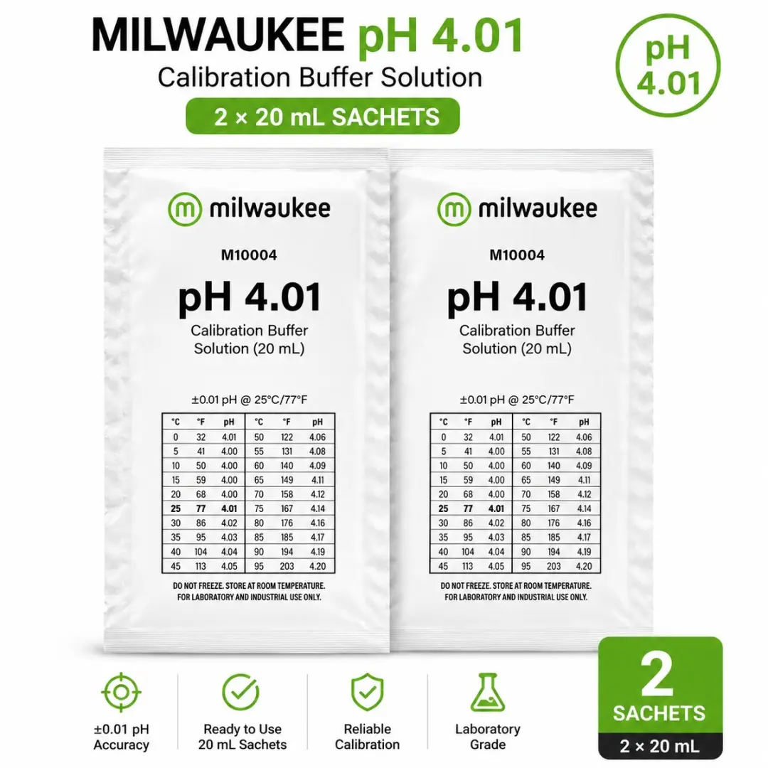 Milwaukee pH 4.01 Kalibratiebuffer 20ml