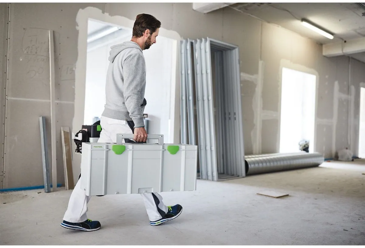 Festool Systainer³ SYS3 XXL 337 - Wit/ Groen