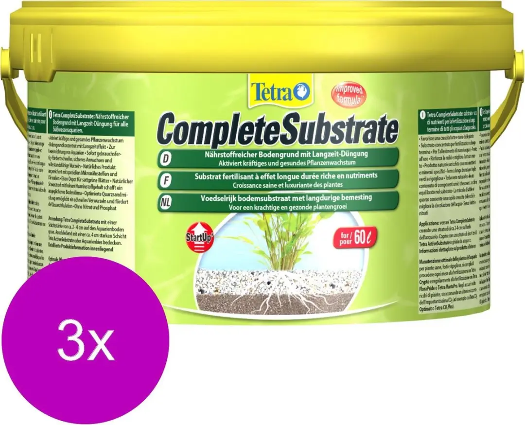 Tetra Plant Complete Substraat - 3x2,5kg